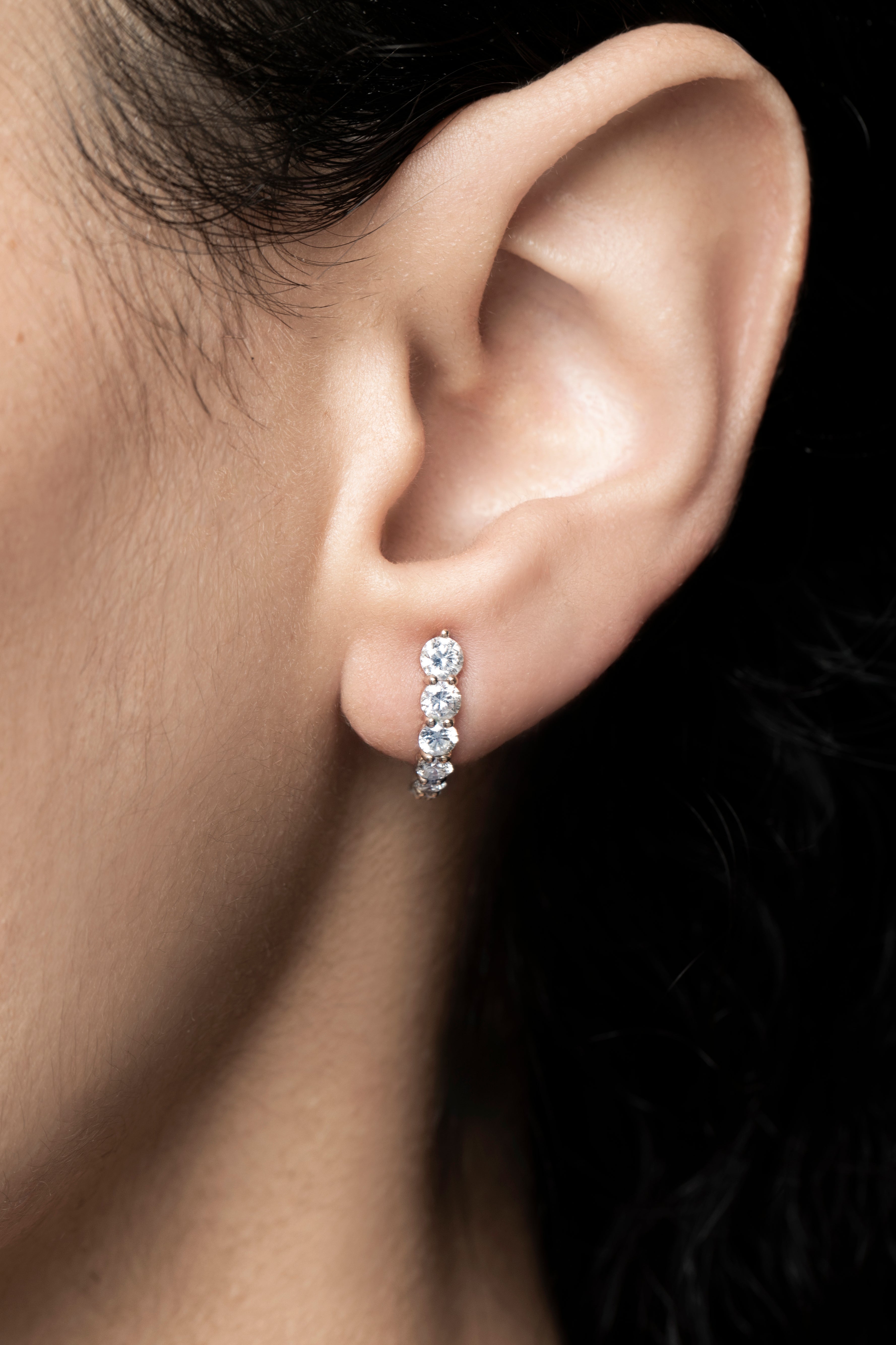 Boucles d’Oreilles Moonlight Or et Diamant