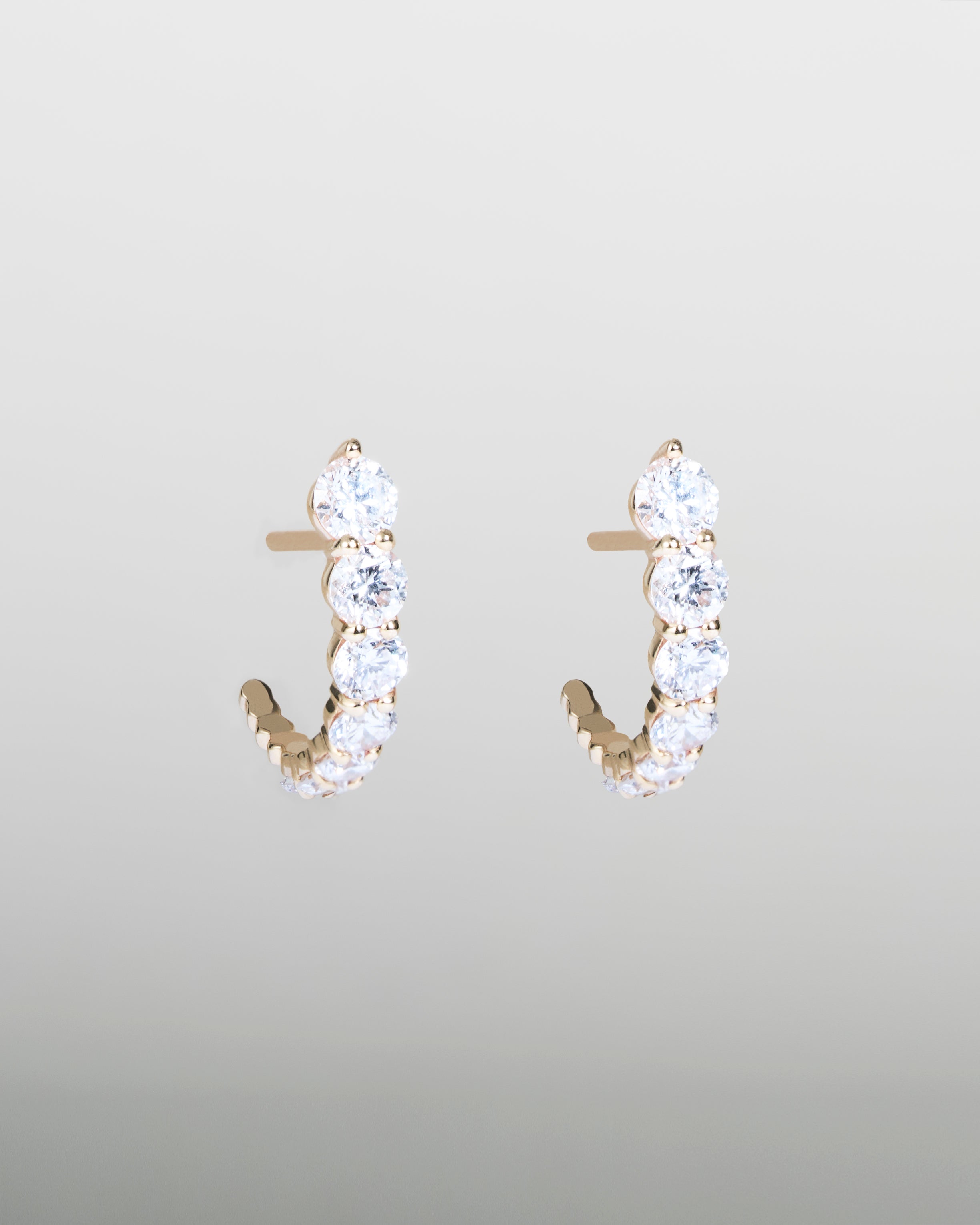 Boucles d’Oreilles Moonlight Or et Diamant
