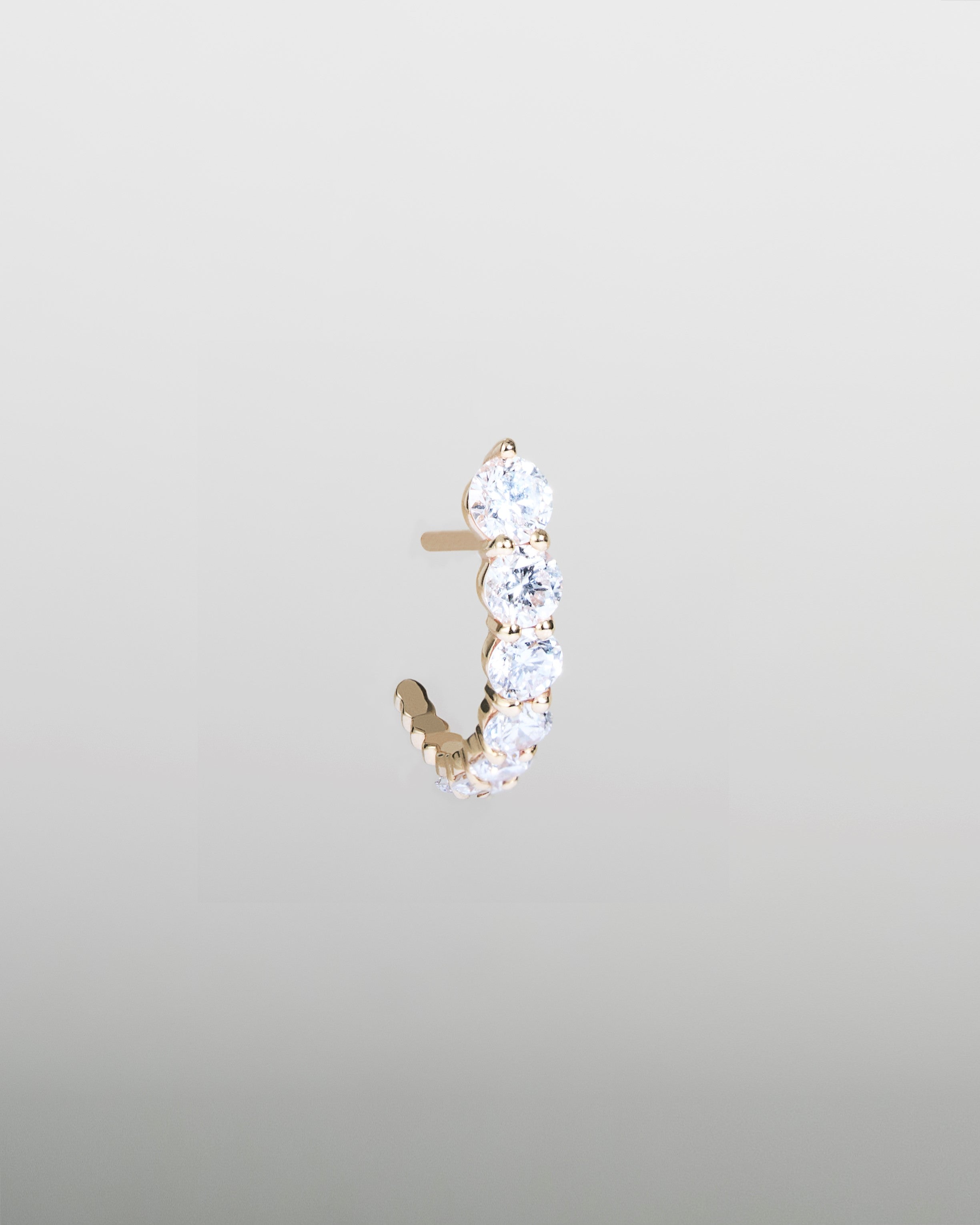 Moonlight Guld og Diamant Øreringe