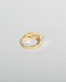 Moonlight Signet Ring Gold and Diamond