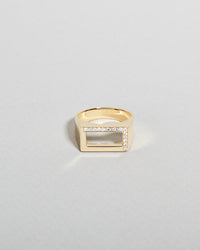 Sunlight Guld og Diamant Ring