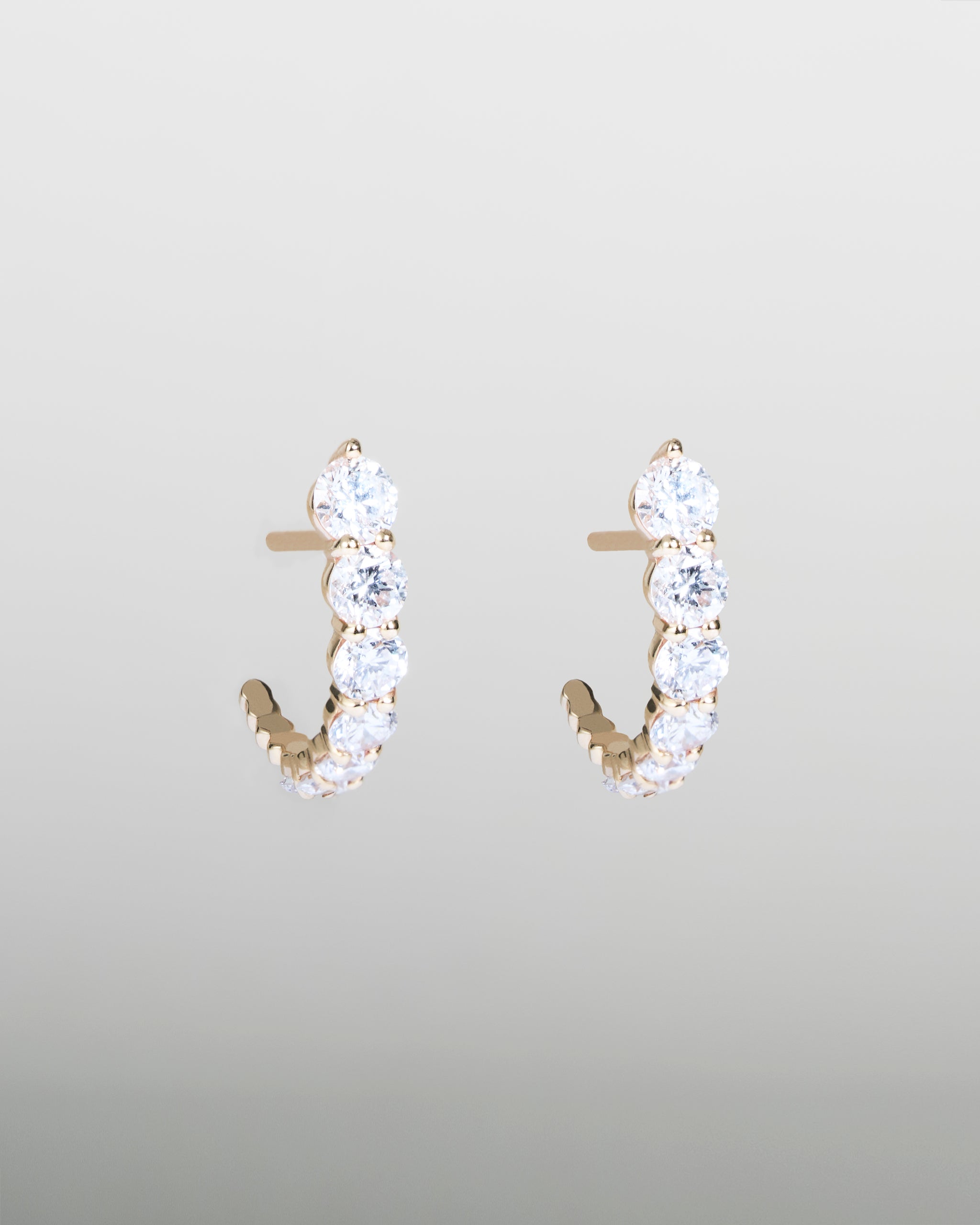 Boucles d’Oreilles Moonlight Or et Diamant