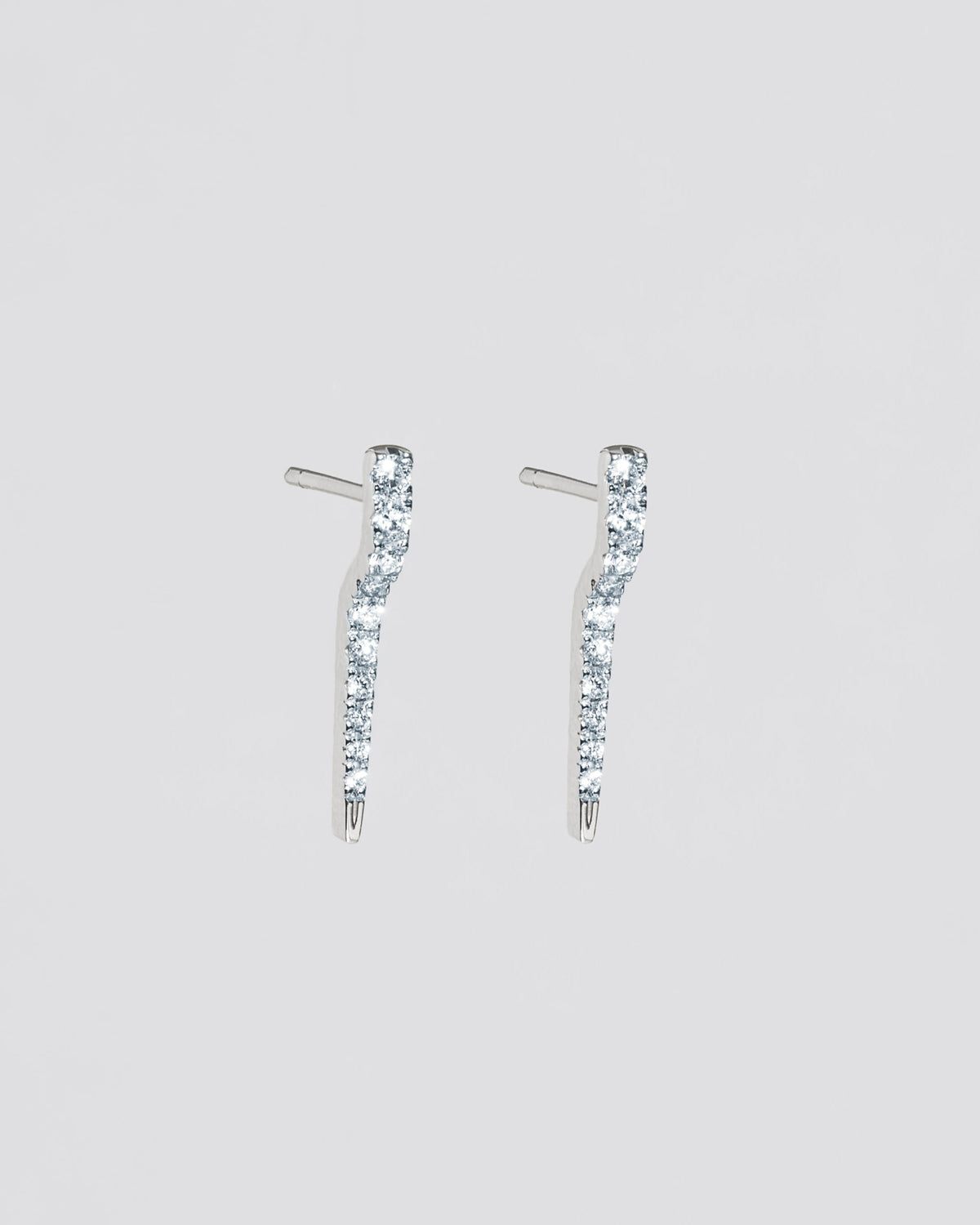 Boucles d’Oreilles Icicle Argent et Diamant