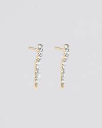 Icicle Earrings Gold and Diamond