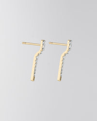 Icicle Earrings Gold and Diamond