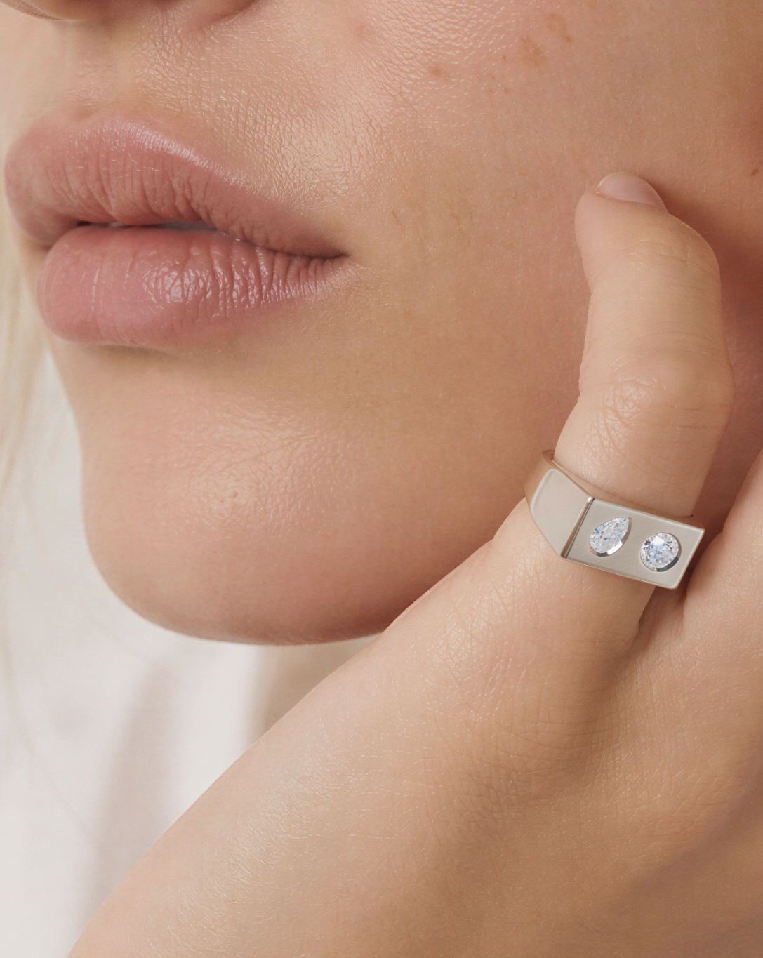 Bague Moonlight Argent et Diamant