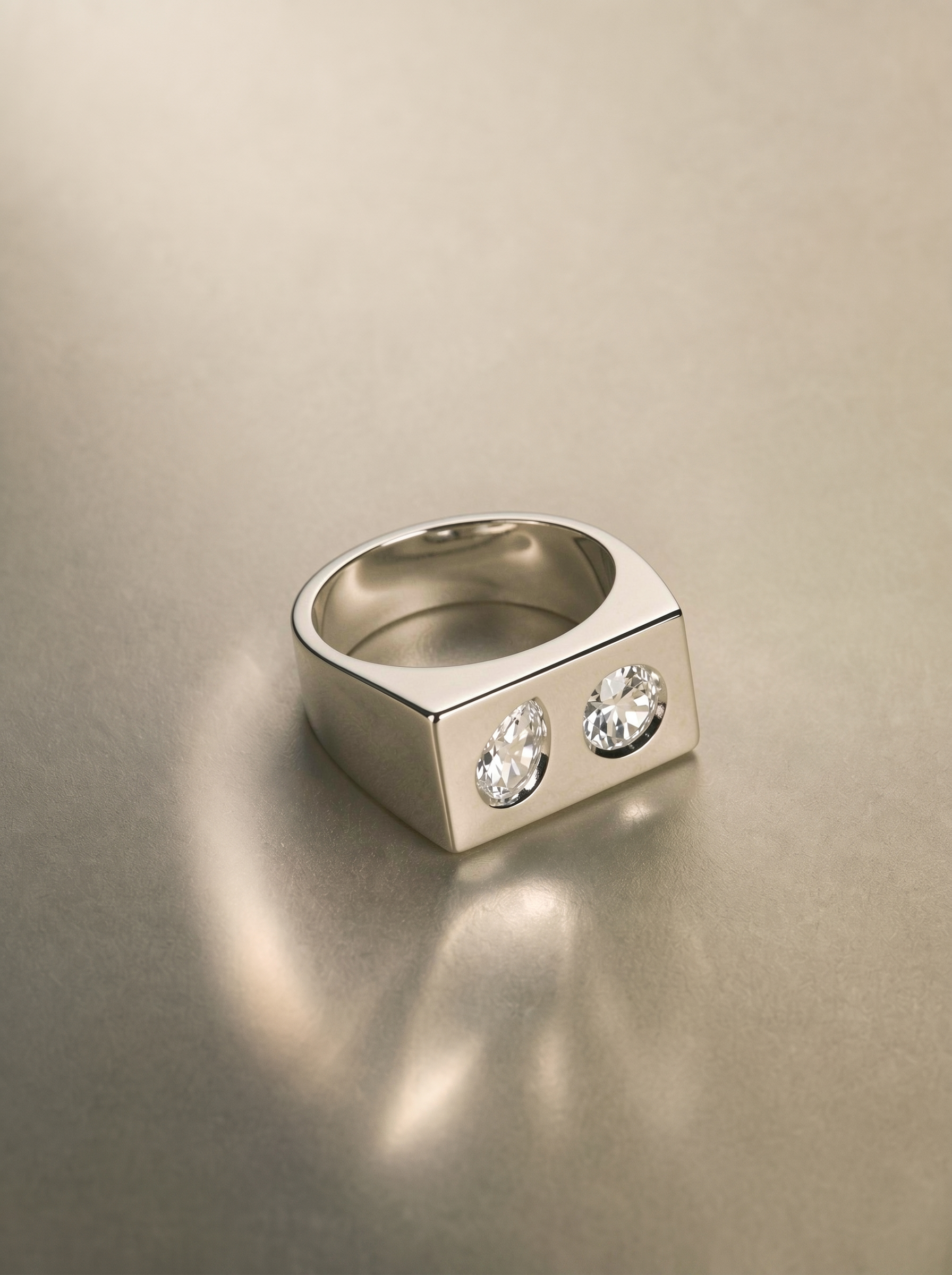 Bague Moonlight Argent et Diamant
