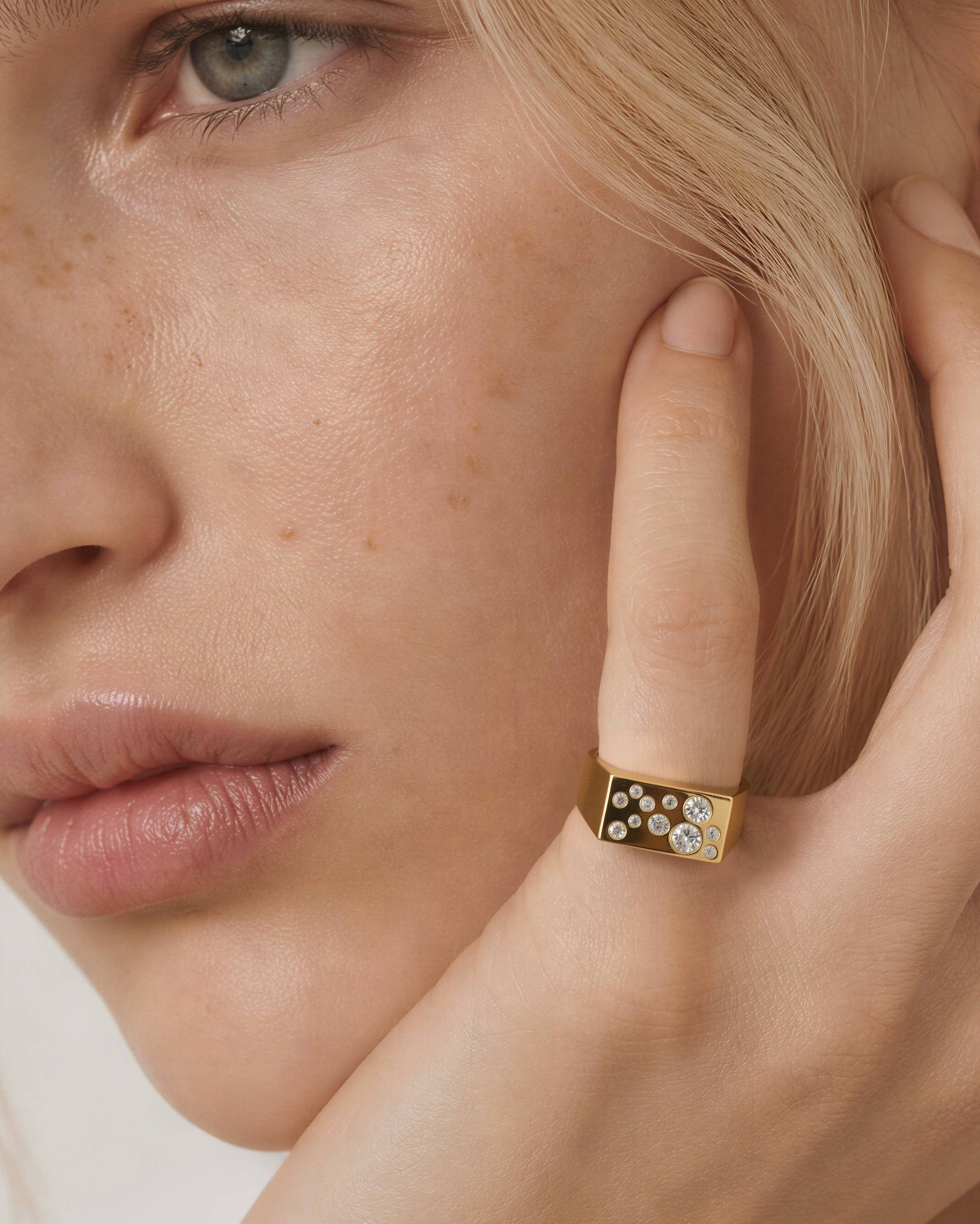 Bague Raindrop Or et Diamant