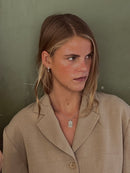 Collier Dog Tag Willow Argent et Diamant
