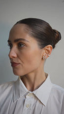 Moonlight Sølv og Diamant Earcuff