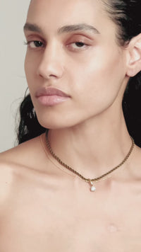 Necklace Iceberg Gold and Diamond